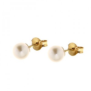 Pearl earring - 6.5 mm P50-6